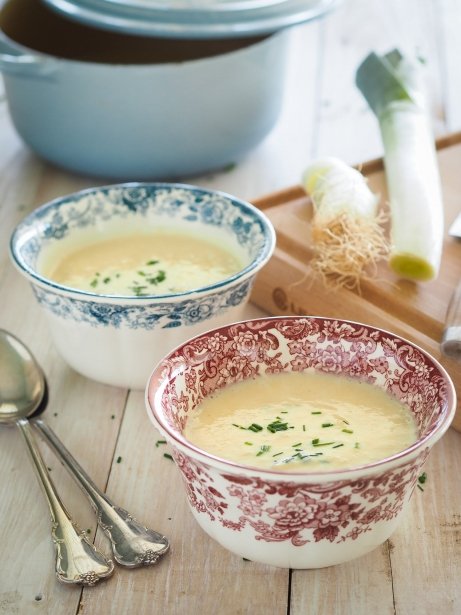 'Vichyssoise' o crema de puerros