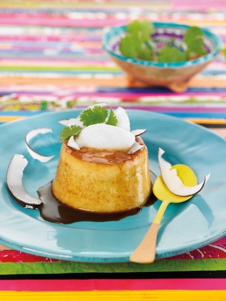 Flan de coco de Acapulco