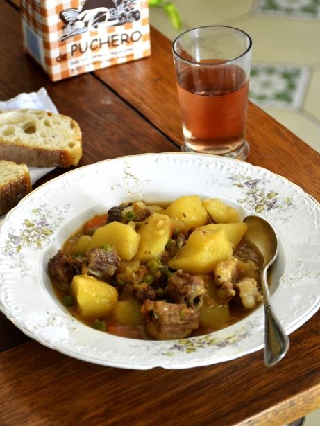 Guisat de costella amb cansalada viada