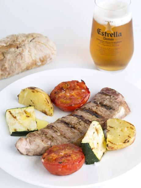 Chuleta de ternera a la brasa macerada con aceite de oliva virgen extra (DOP Siurana)