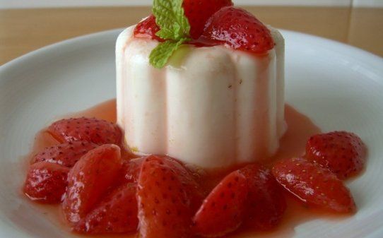 Mousse de iogurt i formatge