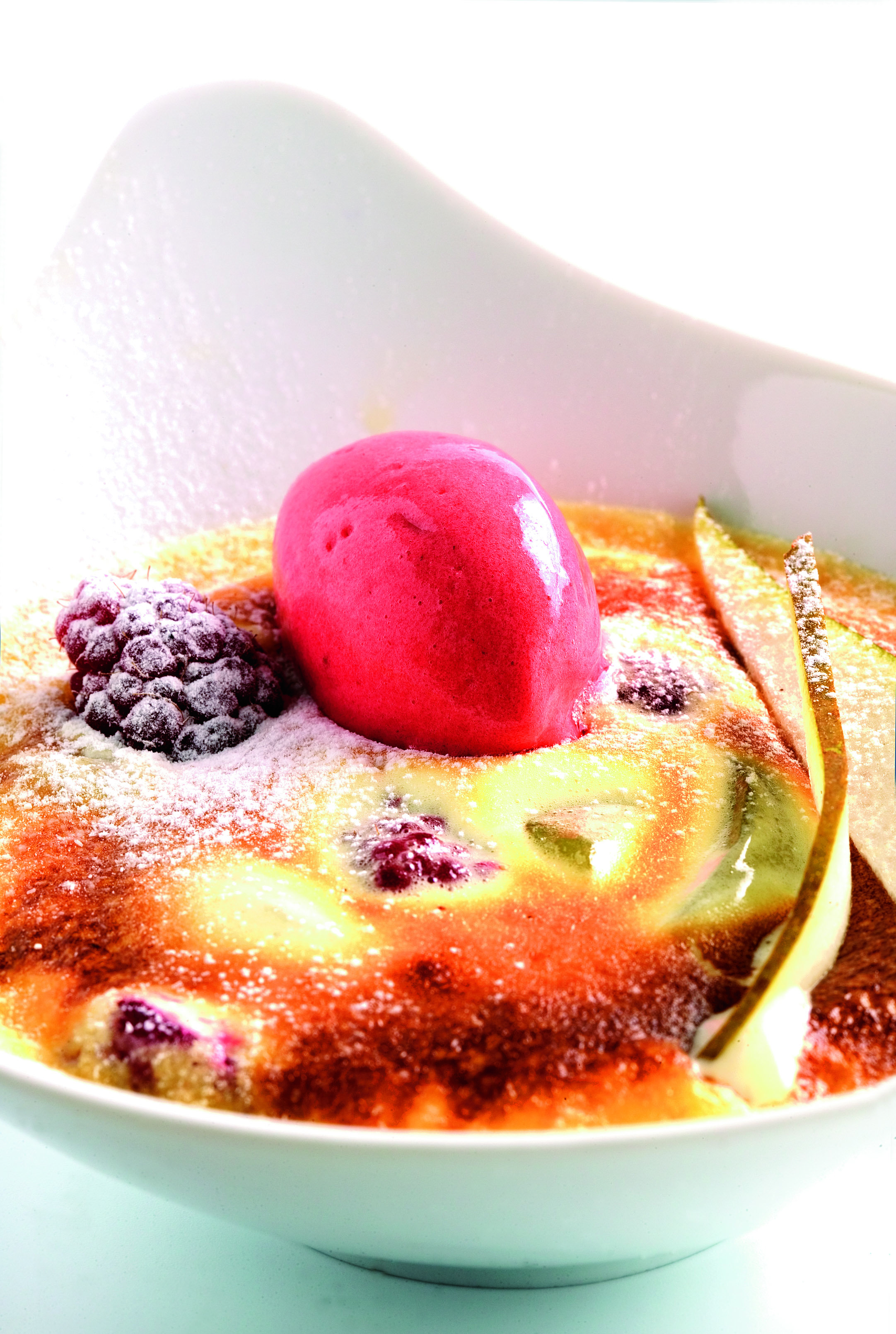 'Gratin' de pera i gerds