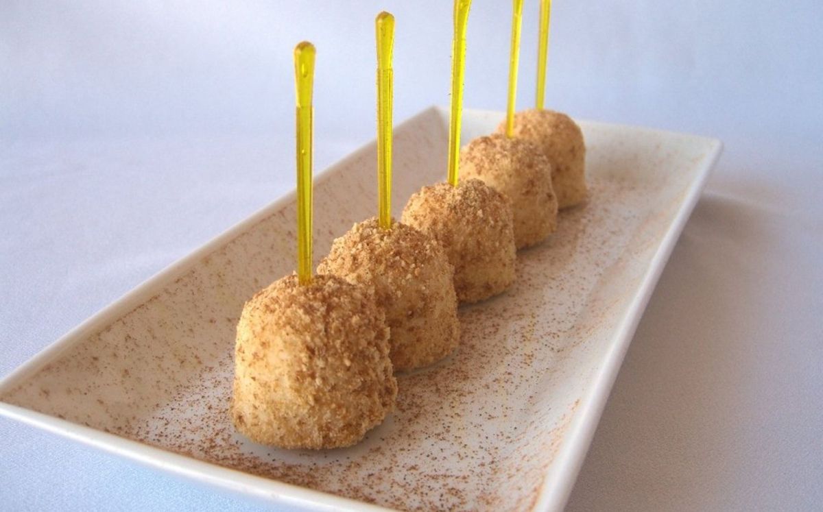 Croquetes d'arròs amb llet