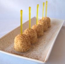 Croquetes d'arròs amb llet