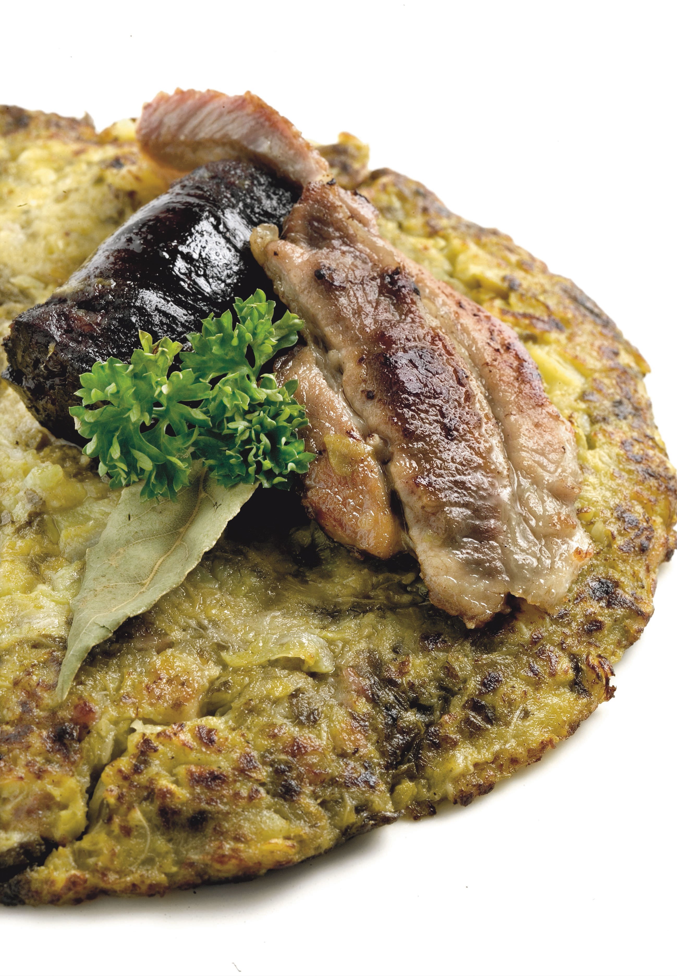 Trinchado de col y patatas