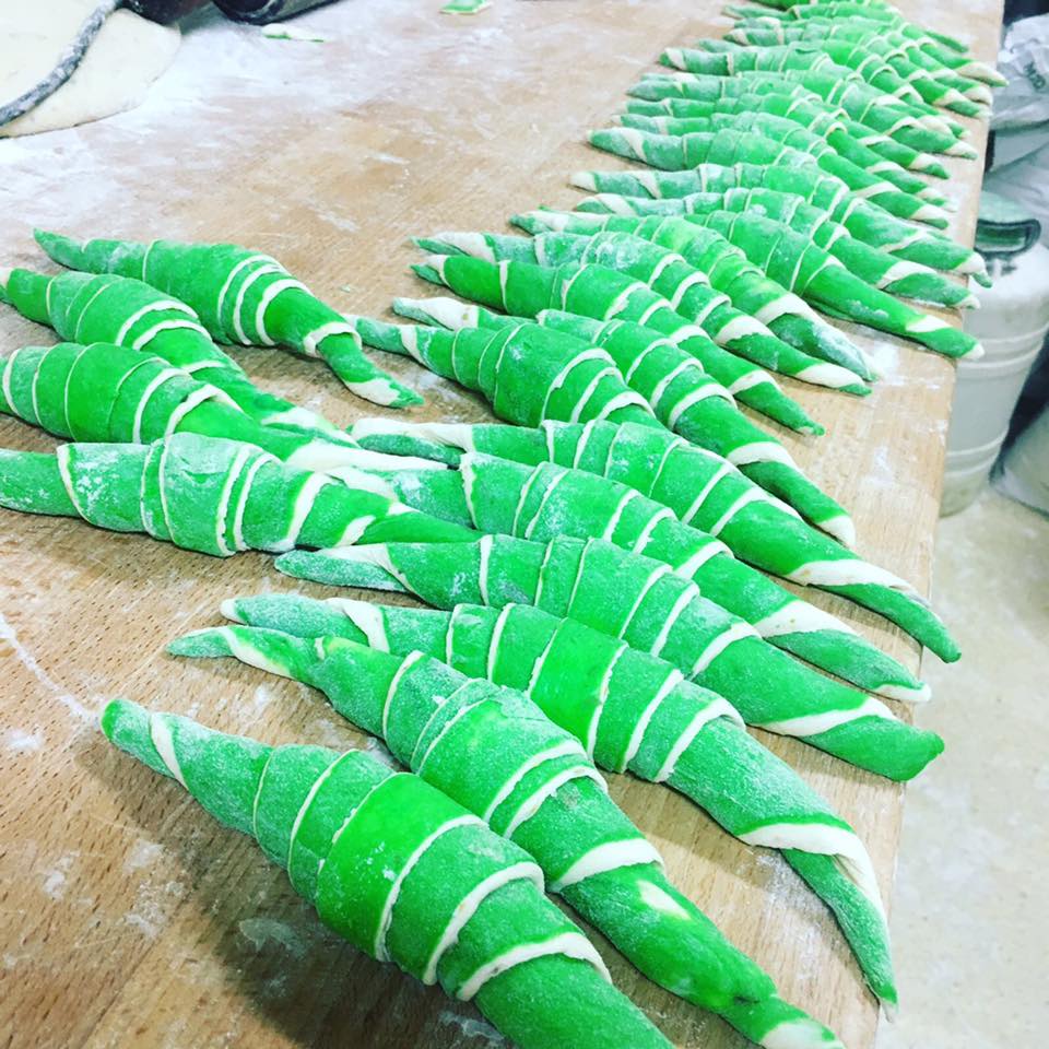 Croissants de calçots