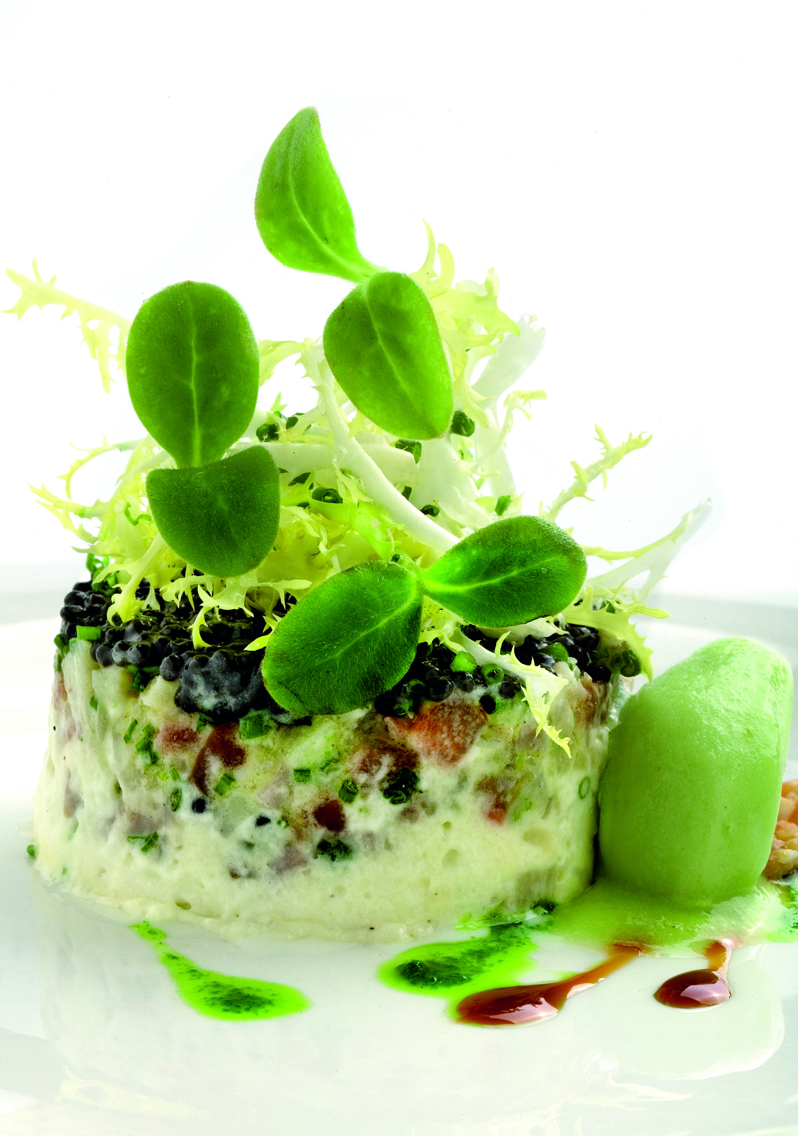 Tàrtar d'anguila fumada