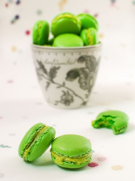 Macarons de manzana ácida