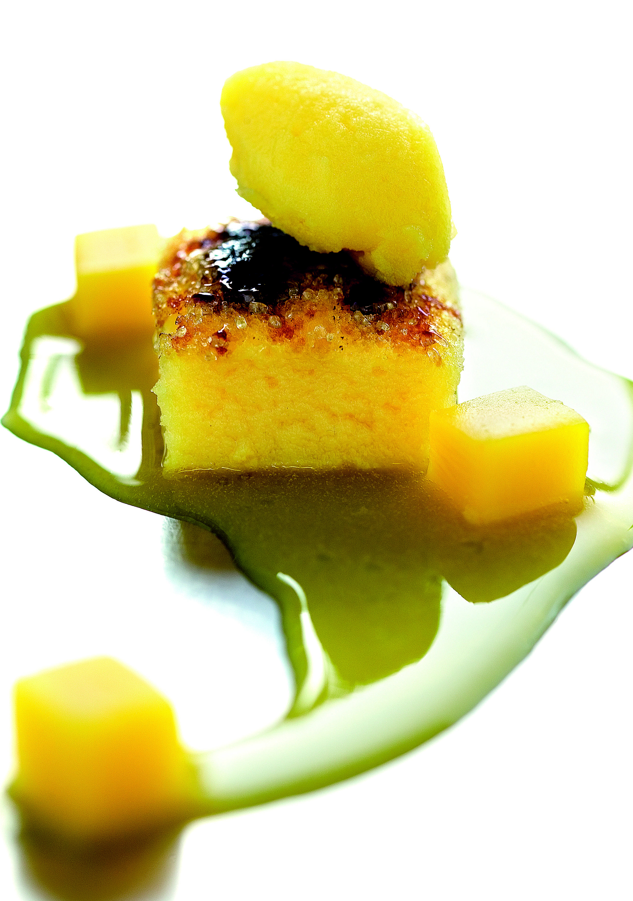 Tot mandarina: suc, sorbet, borratxo i flamet