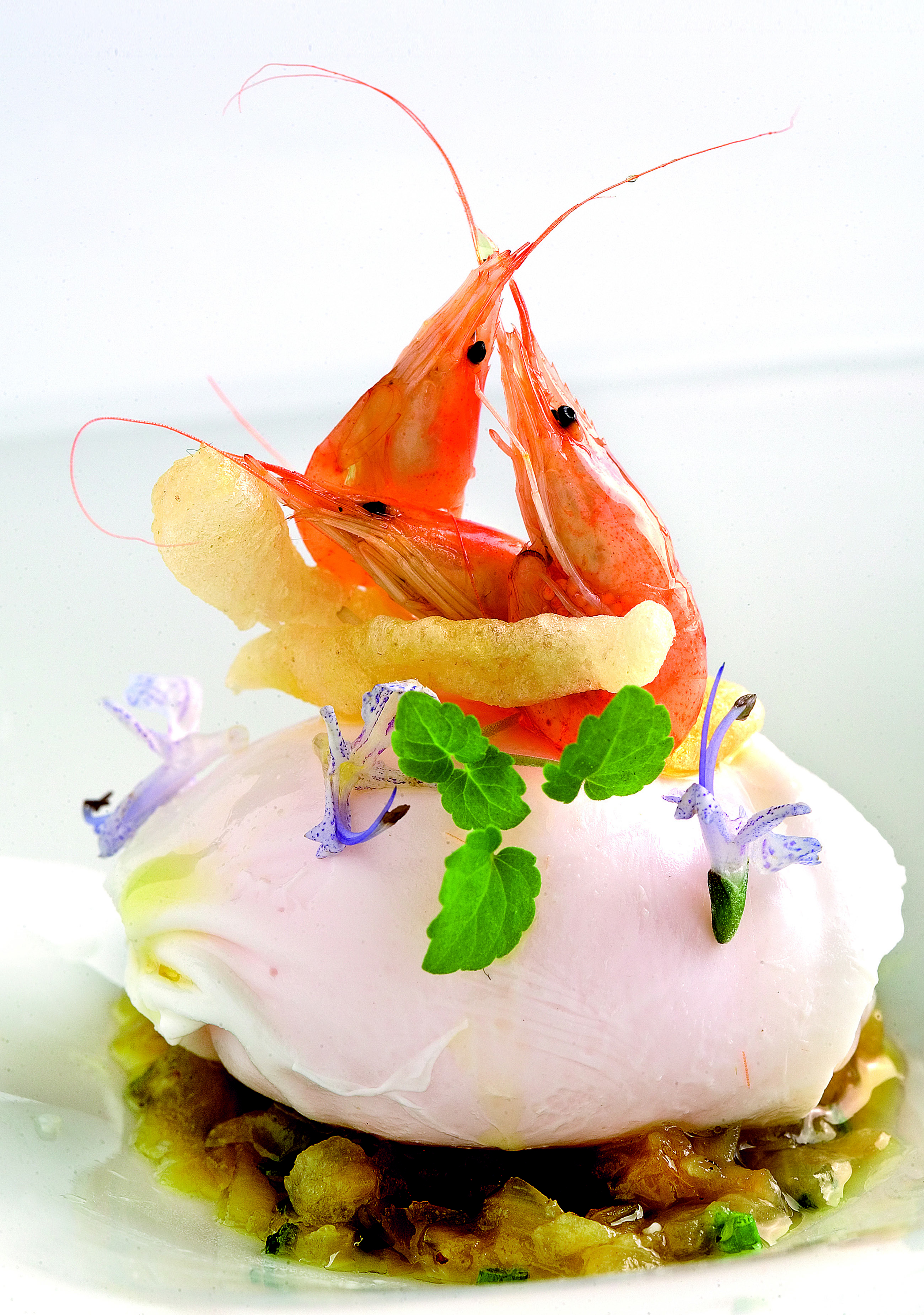 Truita de gambetes a baixa temperatura