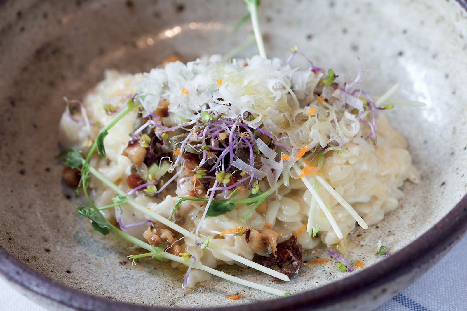 Fals risotto de bacallà