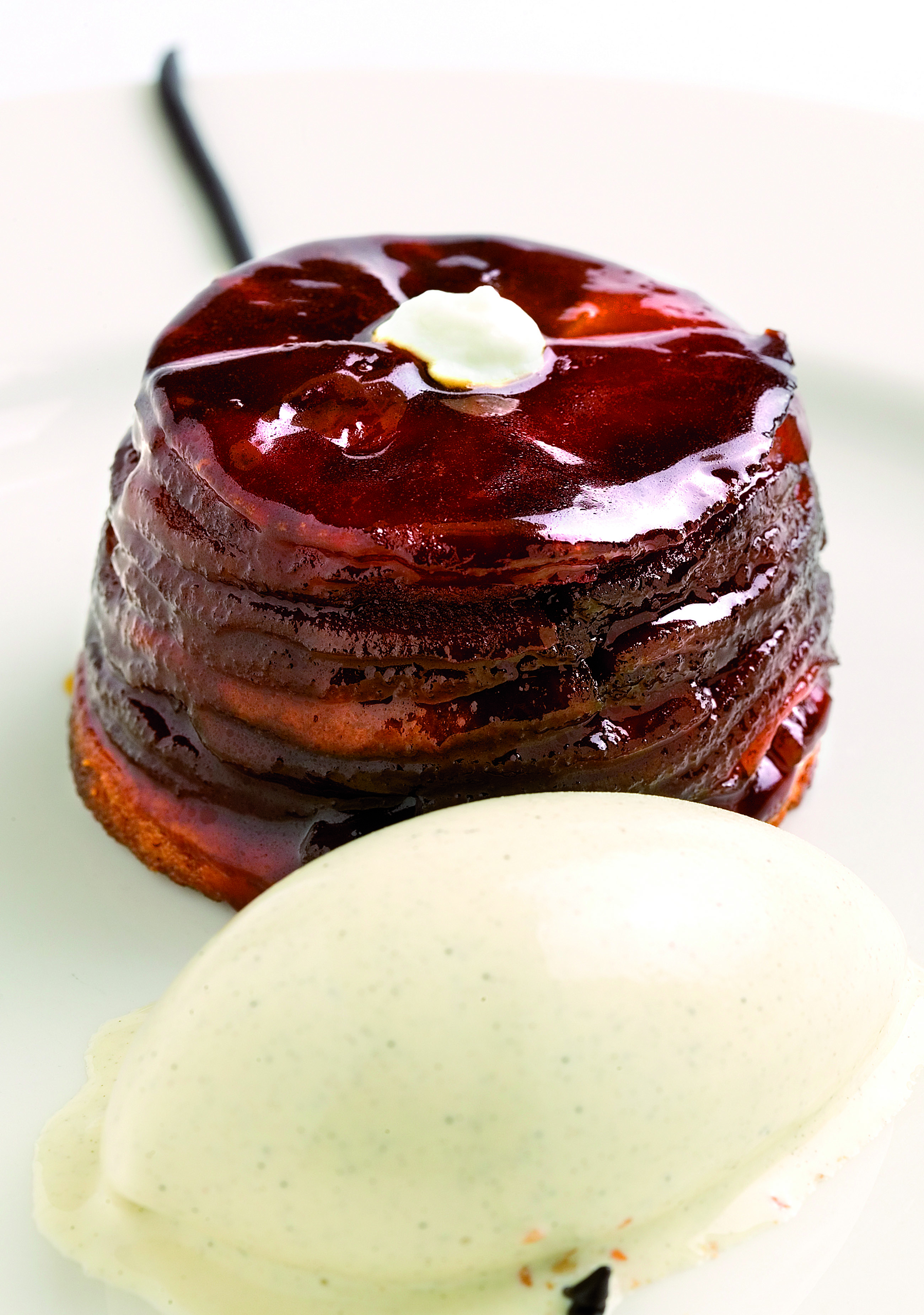 El nostre Tatin amb gelat de vainilla