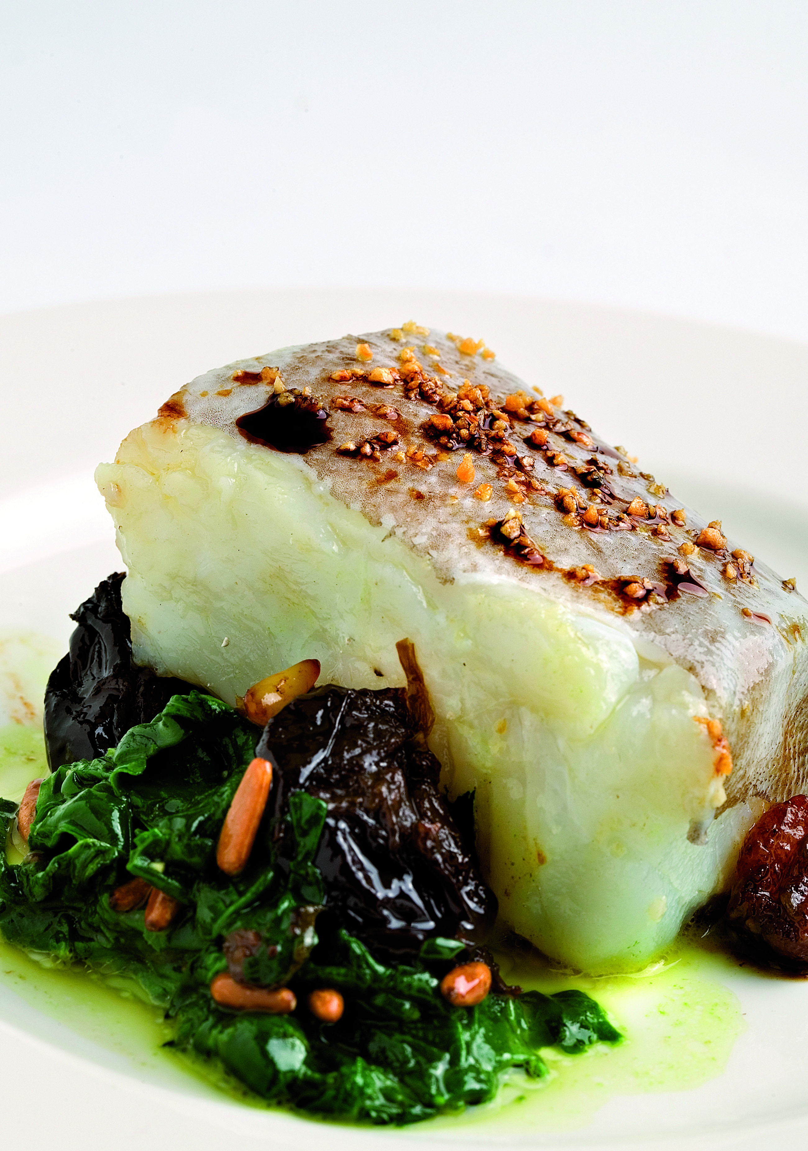 Bacallà confitat amb rostit català