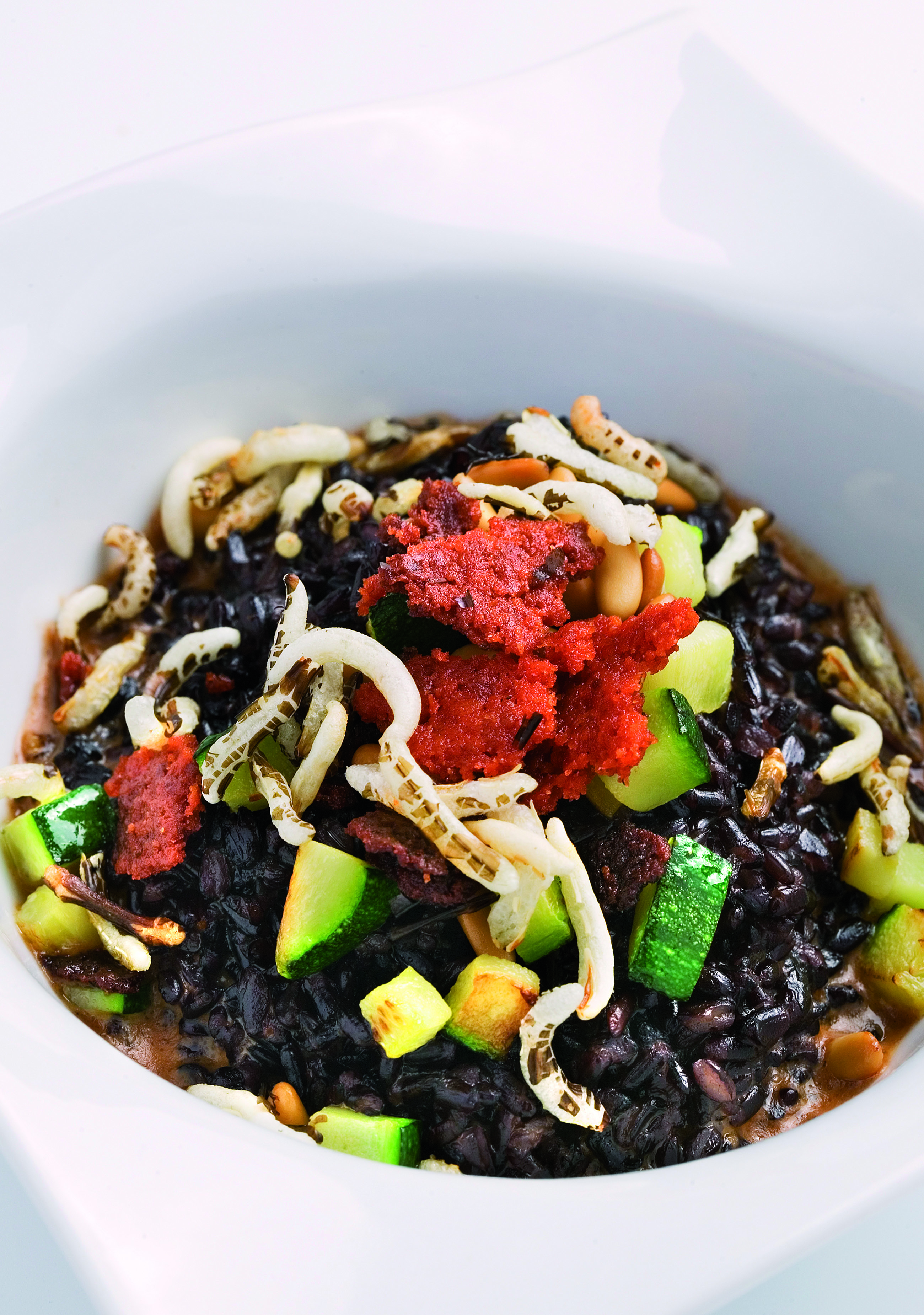 Arroz venero con sobrasada