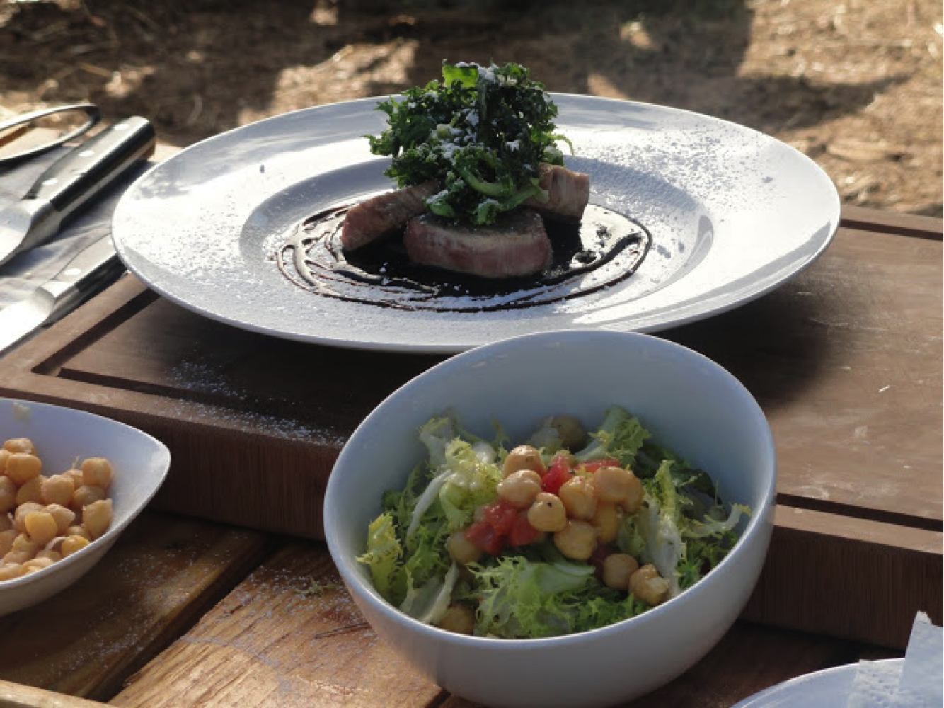 Llaminera amb escarola dolça