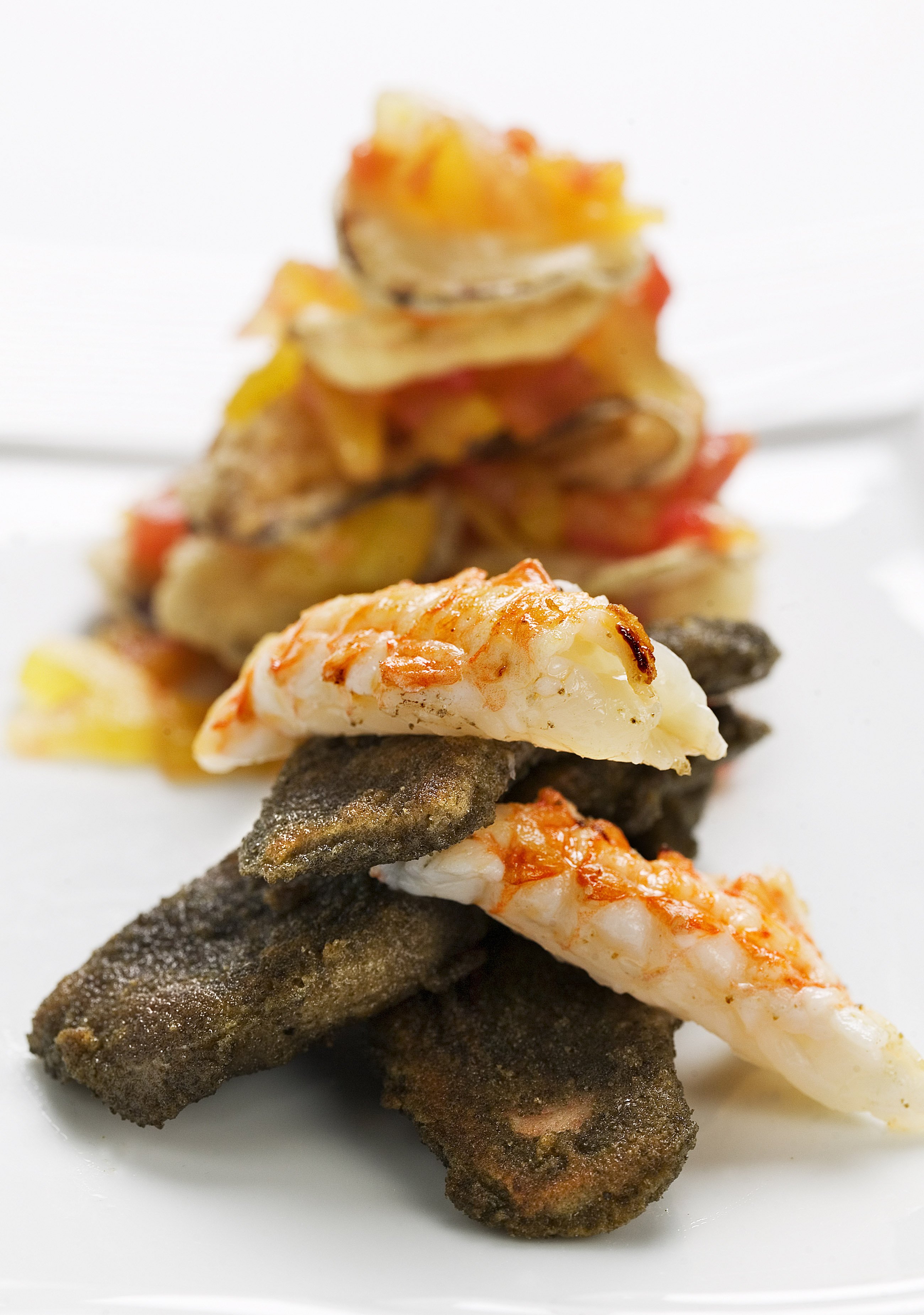 Moll de roca amb pa dalgues