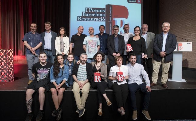 Els guanyadors de la primera edició dels Premis Barcelona Restauració