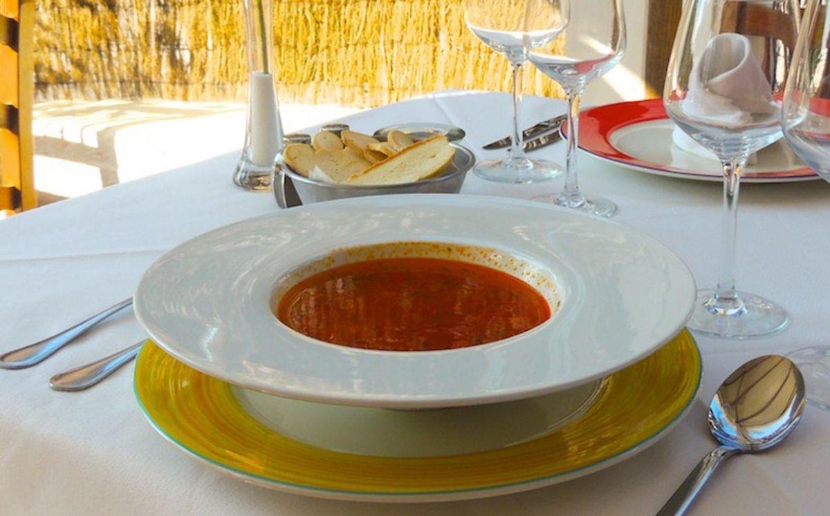 La sopa del restaurant S'Engolidor, en Menorca