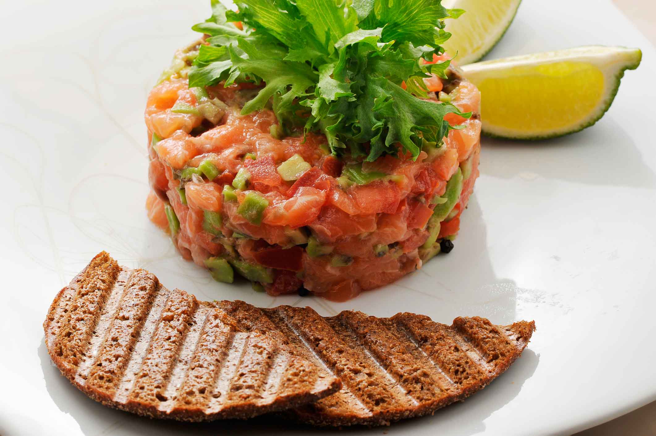 Tàrtar de salmó amb alvocat