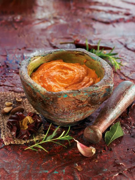 Romesco con un toque de miel