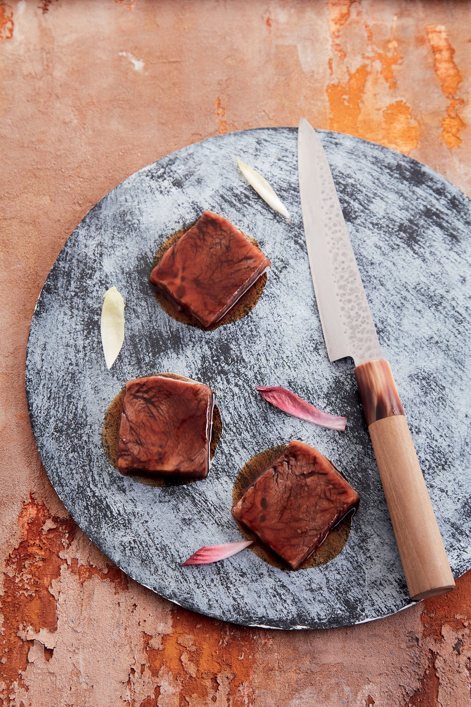 Llata de vedella amb salsa agredolça