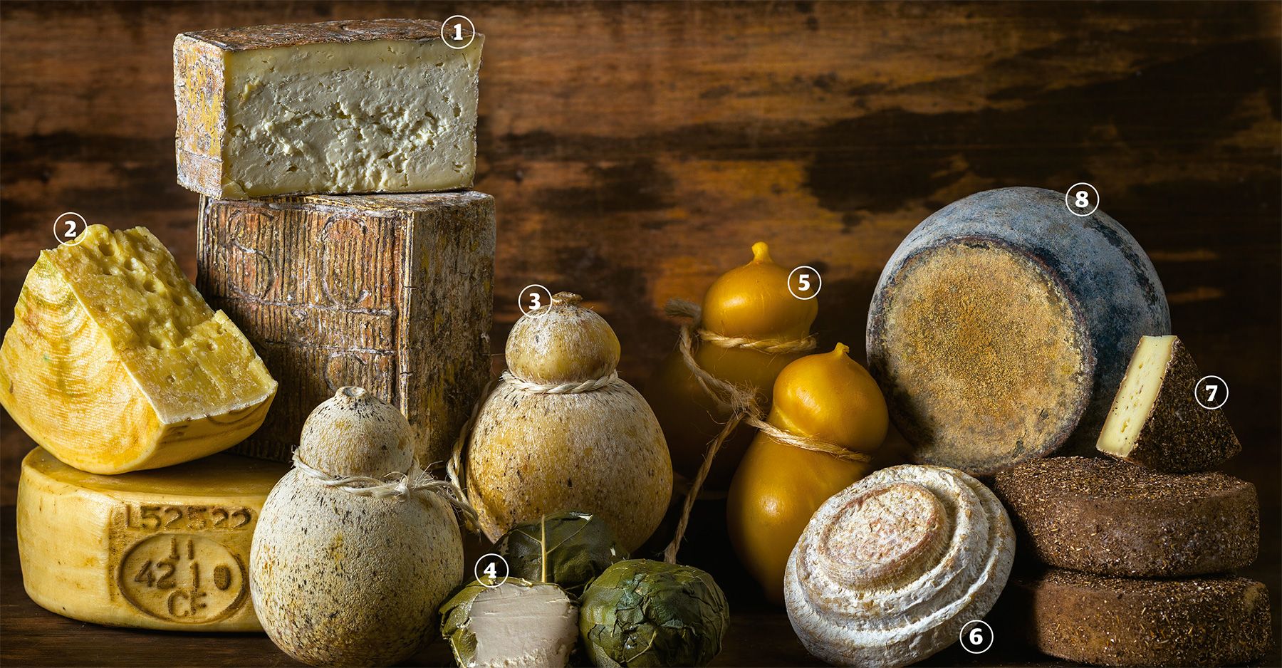 Formatges italians elaborats amb llet crua