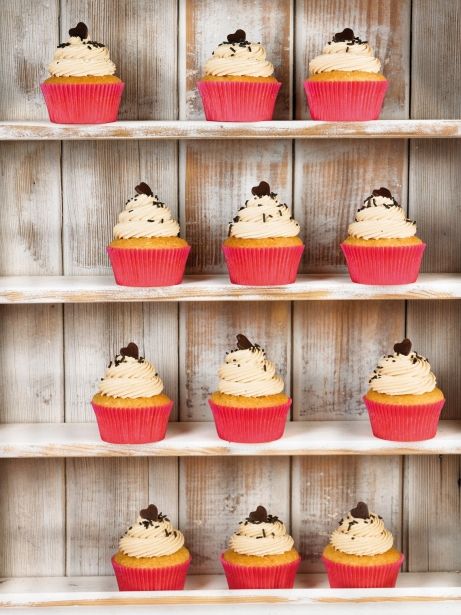 'Cupcakes' de coco y 'dulce de leche'