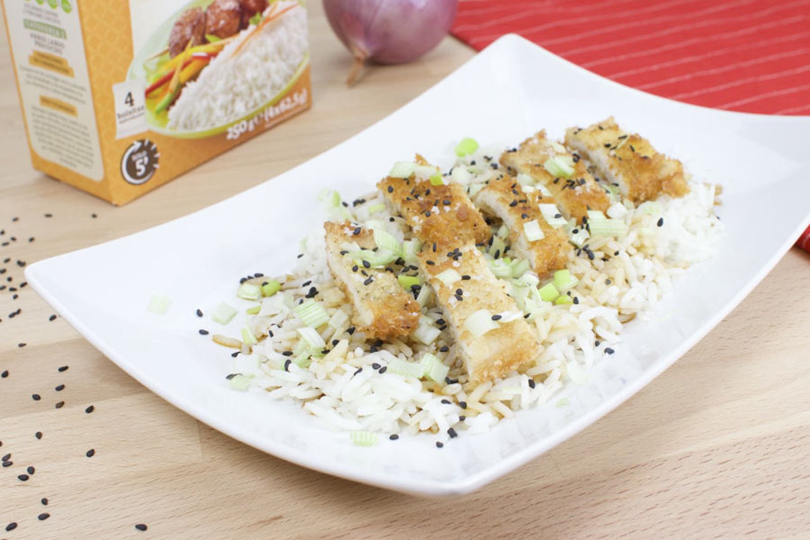 Arròs amb katsudon