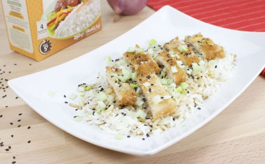 Arroz con katsudon