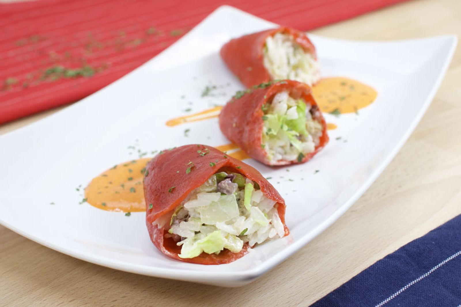 Pebrots del piquillo farcits d’arròs ecològic