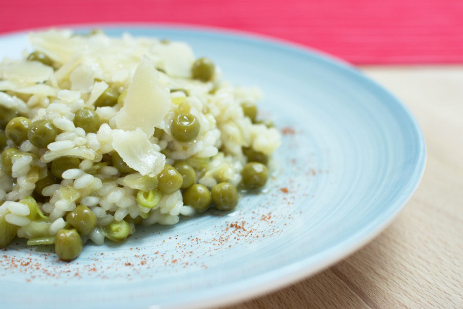 Arròs cremós amb pèsols