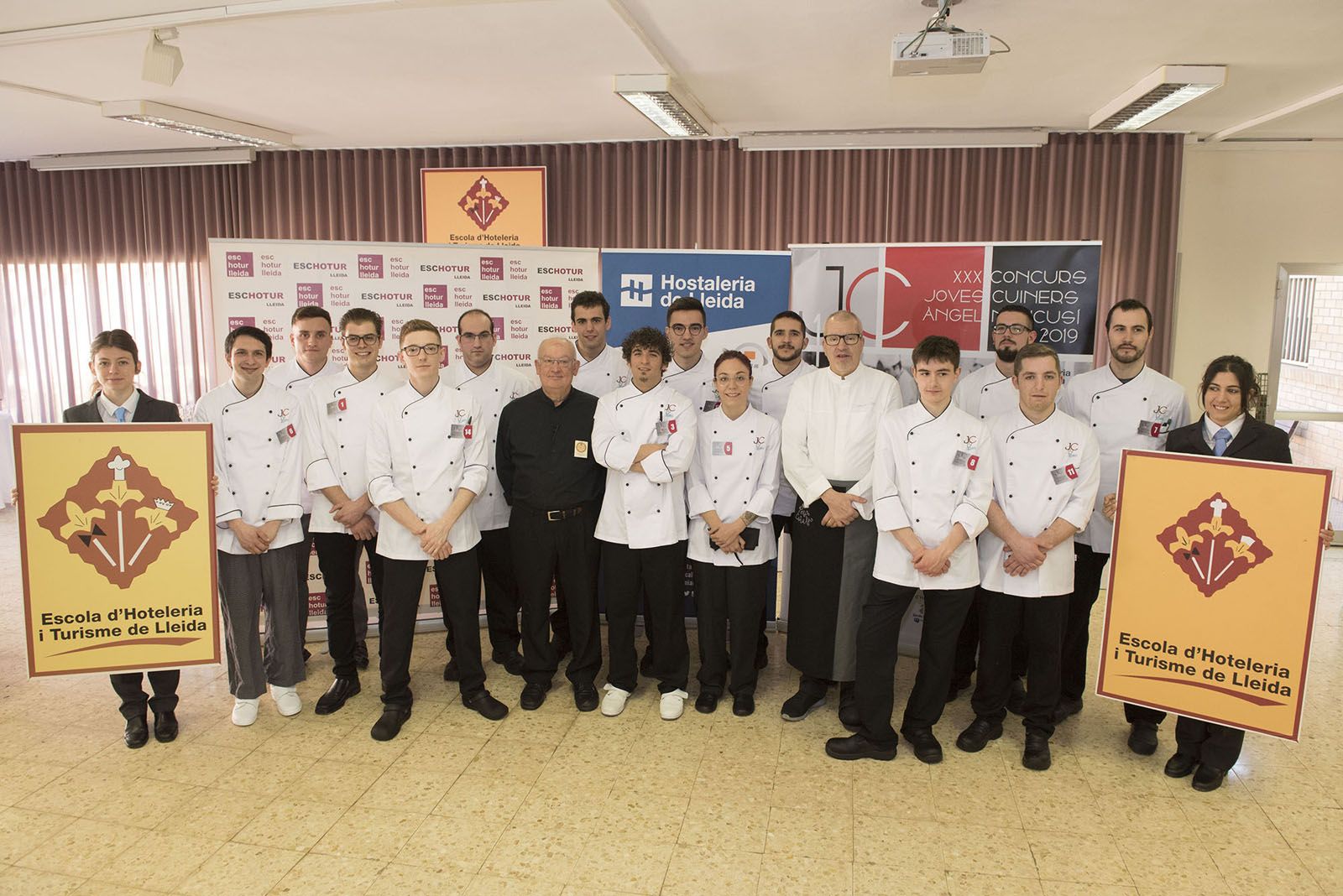 Participants del Concurs Joves Cuiners Àngel Moncusí