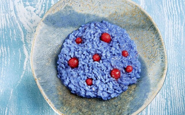 Risotto blau Risotto blau