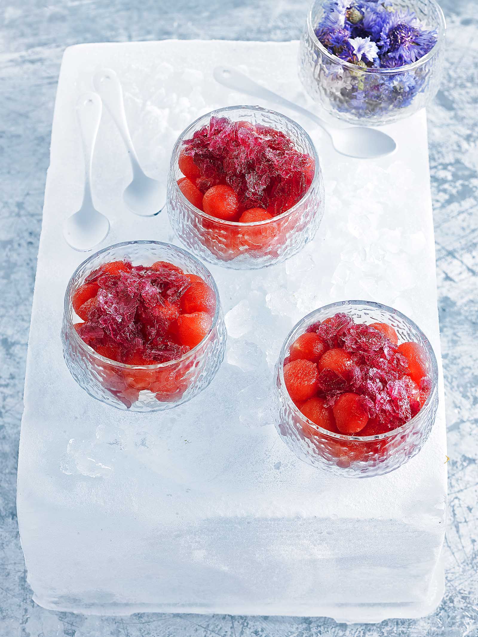 Granissat de síndria amb maduixots