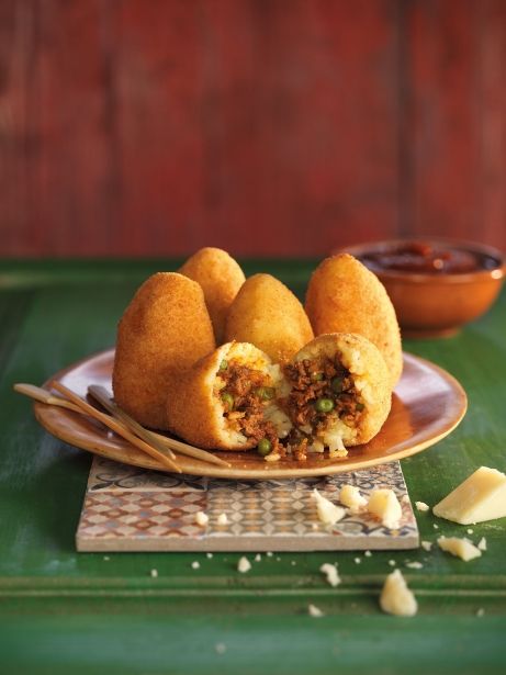 'Arancini' amb 'ragú'