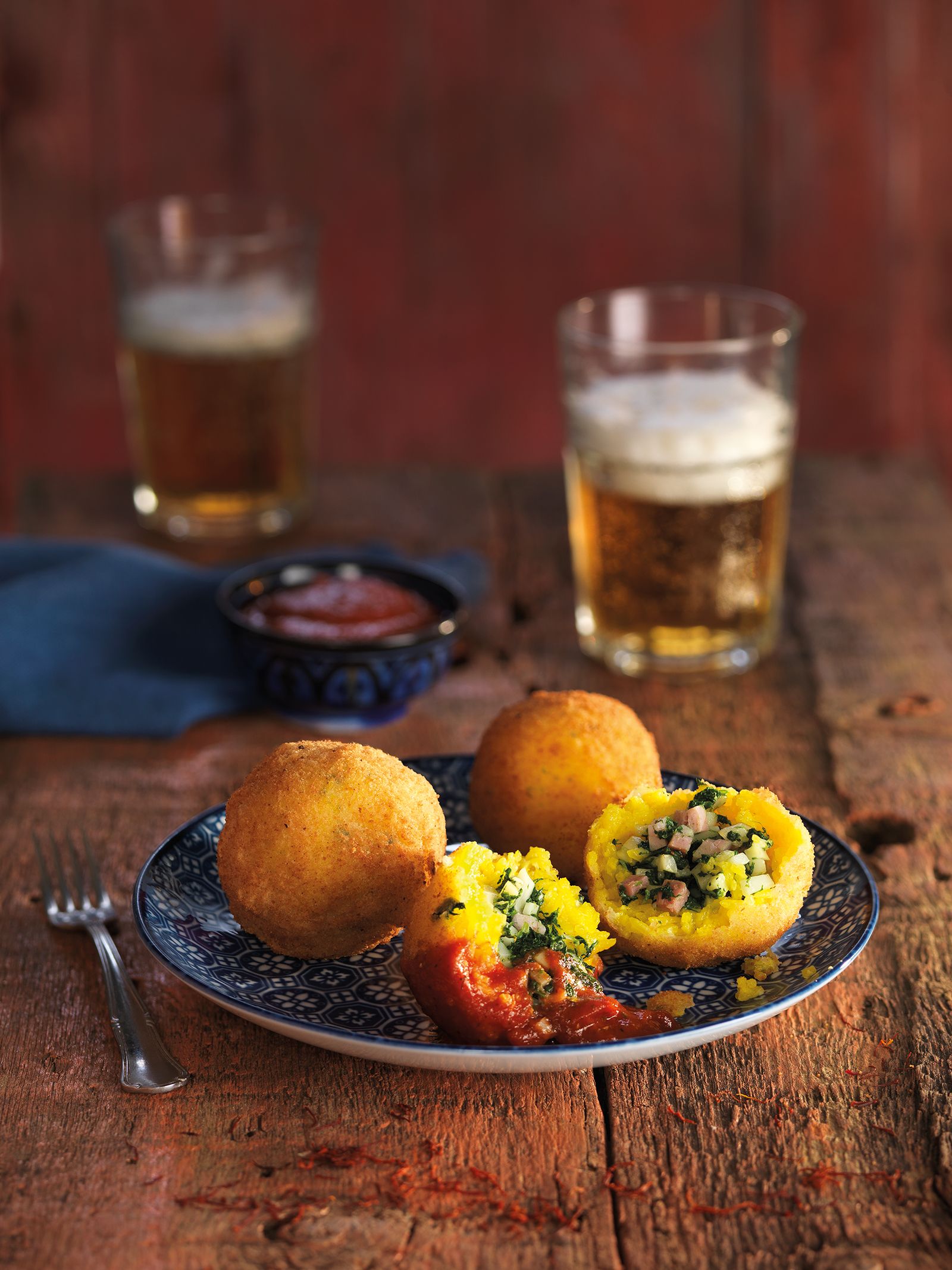 'Arancini' d'espinacs