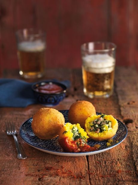 'Arancini' de espinacas