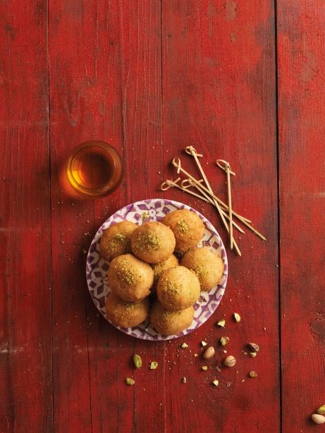 'Arancini' con pistachos