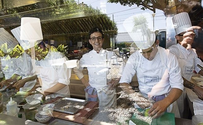 Carme Ruscalleda al restaurant Sant Pau, a Sant Pol de Mar