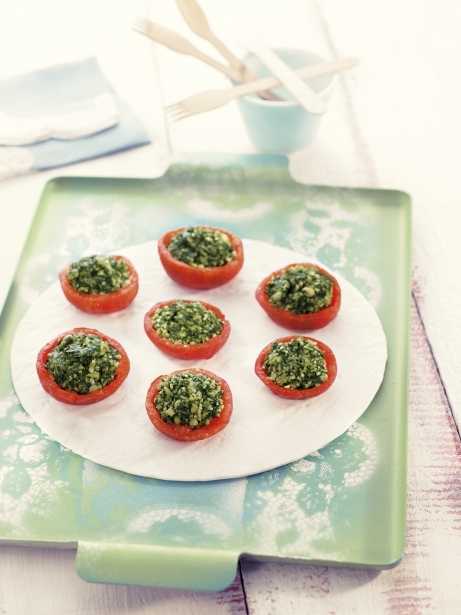 Tomàquets amb pesto