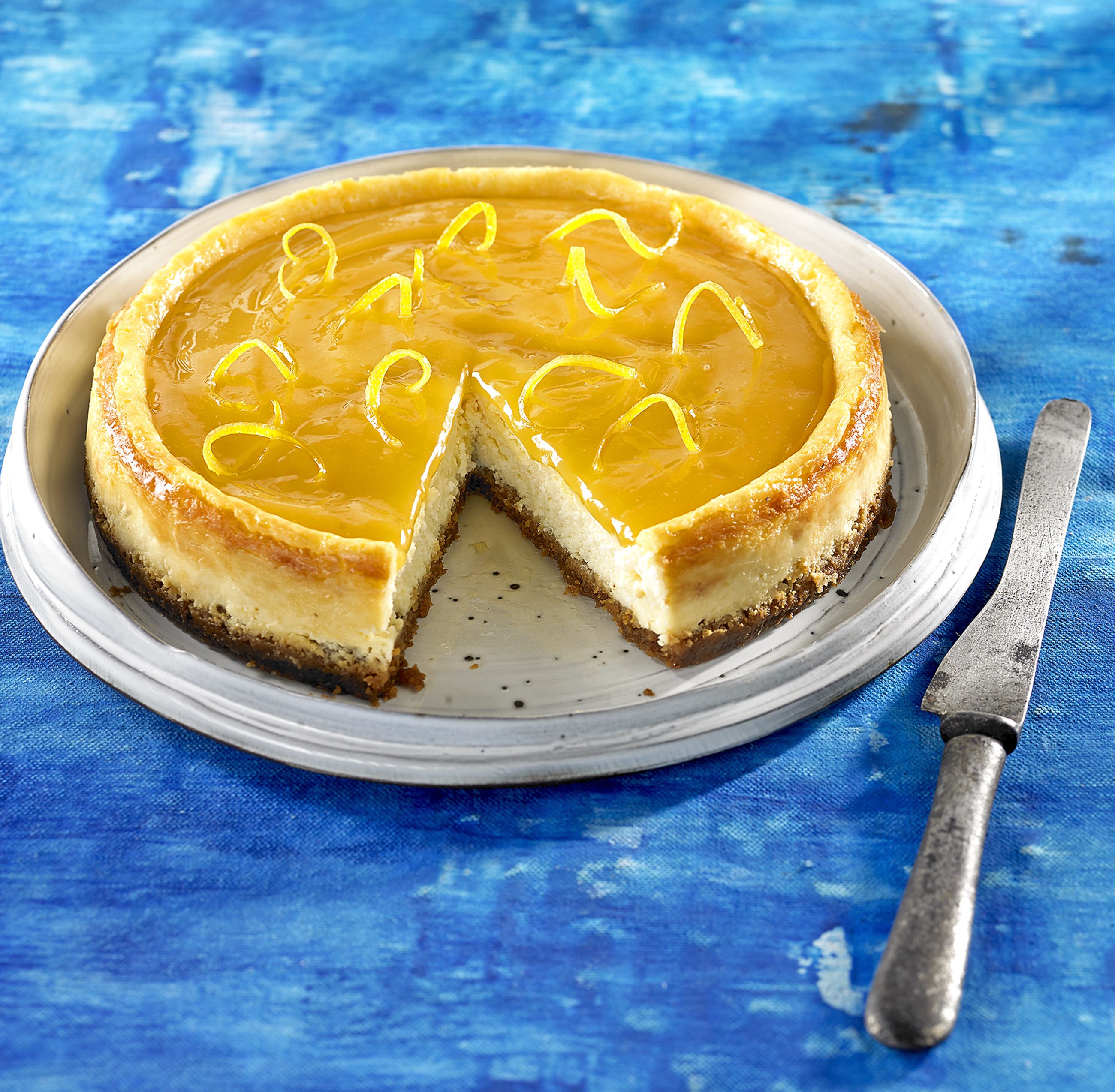 Pastís de formatge amb lemon curt