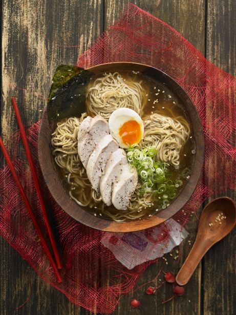 Ramen amb pollastre i gingebre