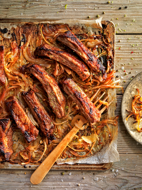 Costella de porc amb llima i gingebre