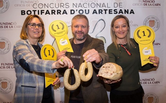 Guanyadors del Concurs Nacional de Botifarra d'Ou Artesana 2020