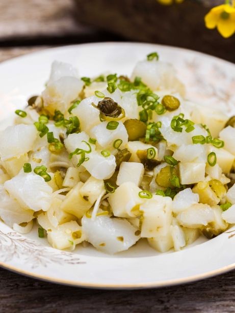 Ensalada de patata y bacalao