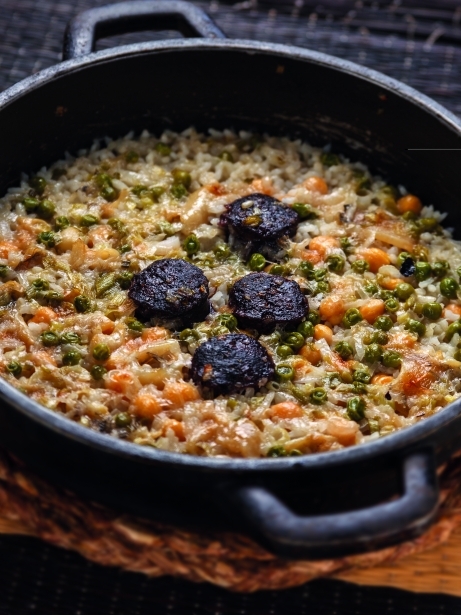 Arroz de tripa de bacalao