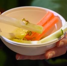 'Crudités' amb vinagreta verda