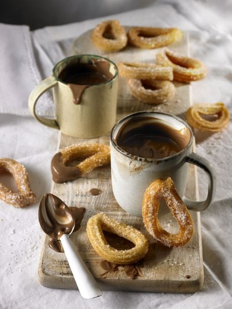 Churros con chocolate