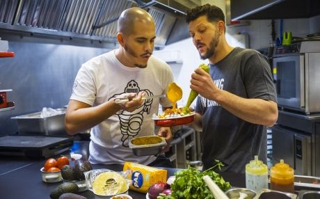 Giraldo i Lieberman a la cuina