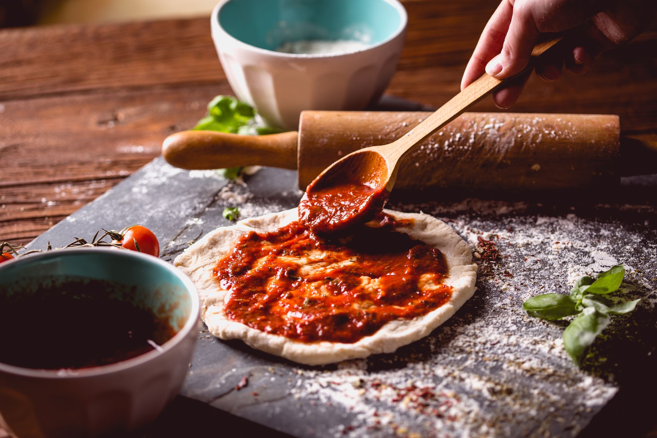 Massa de pizza Massa de pizza